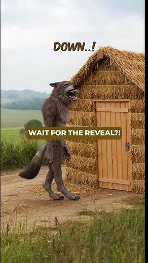 😳 The Big Bad Wolf Was NOT Ready for This Reveal 🍔#shorts