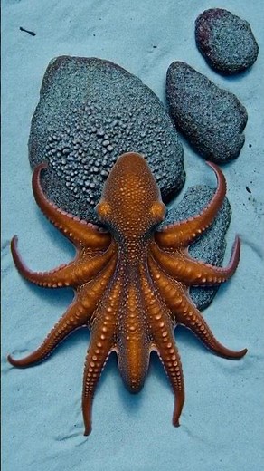 This Octopus Becomes a Rock! 🐙🪨 | Octopus vulgaris