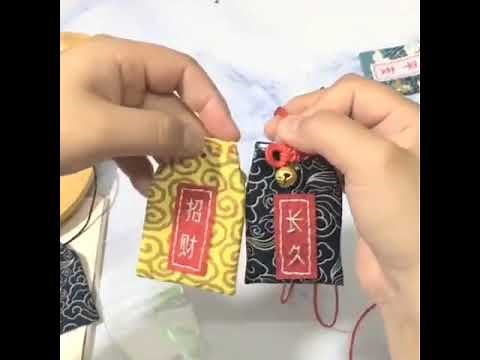 DIY Tutorial : Amulet Omamori the Japanese Lucky Charm