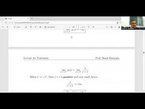 Calculus I – Lecture 10: Continuity, Types of Discontinuities & Composition