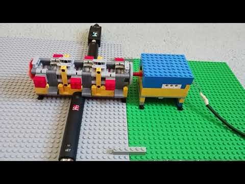 Porsche Boxer 6 Cylinder Engine Built With Legos With Incredible Realistic Sound!