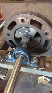 Home made Line boring machine.. Ar borrning,