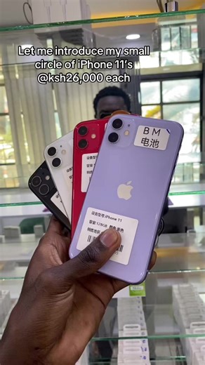 📱🔥 Used iPhone 11 – Only KSh 26,000! 🔥📱 Looking for a powerful iPhone at a good price? These iPhone 11’s are fully tested and in great working condition ✅ ✨ 6.1” Liquid Retina Display 📸 Dual 12MP Cameras – clear photos & 4K video ⚡ A13 Bionic Chip – smooth & fast performance 🔋 Good battery life 🔓 Clean IMEI – No iCloud issues 💰 Price: KSh 26,000 📍 Location: Nairobi CBD – Chini ya Mnazi, Citiko Building 📞 Call/WhatsApp: 0112576066 🚨 Limited stock available – First come, first served! D