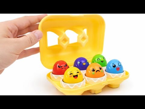 Emotions, Colors and Animals 🐣 Surprise Egg Game for Kids