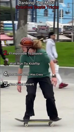 Ranking Most Creative Skate Tricks #ranking #skateboarding #skate #skateboard #viral #skating