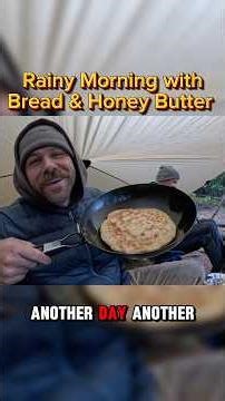 Bread and Honey Butter on a Rainy Morning in the Boundary Waters #shorts #boundarywaters #bwca