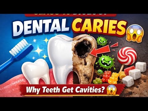 Dental Caries Explained | Tooth Decay Process | Class 10 Biology Life Processes.
