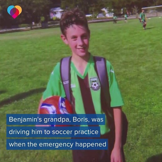 2.1M views · 540 reactions | HERO GRANDSON: This 12-year-old boy saved his Grandpa Boris' life when he had a stroke while driving  https://cbsn.ws/2RKYNvR | The Uplift | Facebook