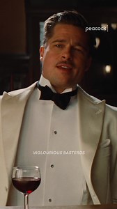 That’s a ✨ bingo ✨ #InglouriousBasterds is streaming on Peacock. #BradPitt #QuentinTarantino #ChristophWaltz #BJNovak