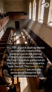 The political terms Left and Right started as a simple seating arrangement in 1789 France. #historyfacts #politics #didyouknow | The History Page