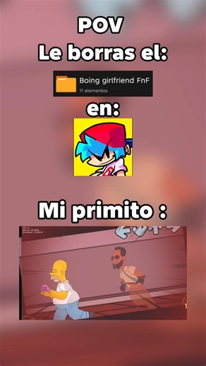 POV: le borras el Boing en fnf Mobile /mi primito. xd friday nigth Funkin memes