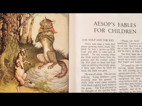 Kids Storytime: The Wolf and the Kid - Aesop's Fable Read Aloud for Children