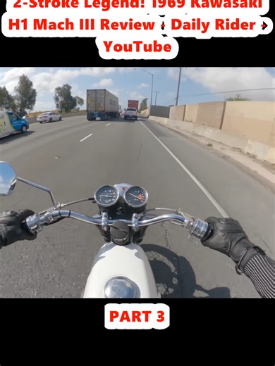 2-Stroke Legend! 1969 Kawasaki H1 Mach III Review - Daily Rider - YouTube (3)