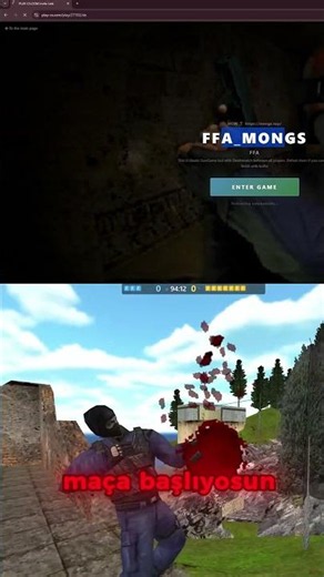 Play Games in Browser | Counter Strike 1.6 #cs16 #counterstrike