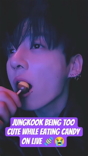 Why Is JUNGKOOK So Cute Just Eating Candy?! 😭🍬 #jungkook #shorts #kpopshorts