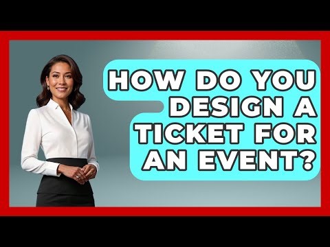 How Do You Design A Ticket For An Event? - Graphic Design Nerd