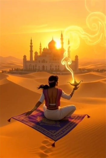 Aladdin and the Golden Desert Adventure | Magical Flying Carpet Scene 🕌✨