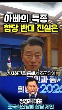 대통령 뜻 거스르고 김민석이 합당 반대했다고?