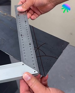 Marked a perfect 45° using just this flexible strip and a pen! | The Best Science Videos