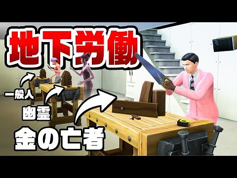 同居人を地下労働させて10億の家を目指す『 The Sims 4 / ザ・シムズ4 』