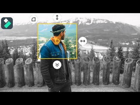 How to crop an image on filmora