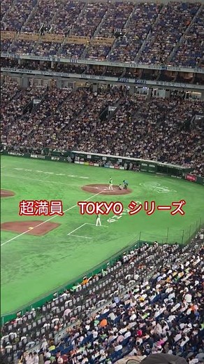 【TOKYOシリーズ】超満員の東京ドーム！2階席はこんな感じたよ