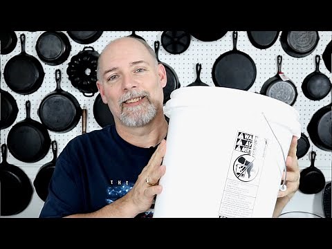 Lye Bath In A Bucket