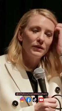 Cate Blanchett Almost Got Fired from Oleanna #cateblanchett #theatre #cinematography #interview