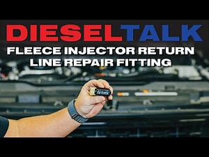 DIESEL TALK | FLEECE PERFORMANCE INJECTOR RETURN LINE REPAIR FITTING 11-24 FORD 6.7L POWERSTROKE