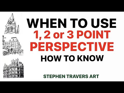 When to Use 1,2 or 3 Point Perspective How to Know