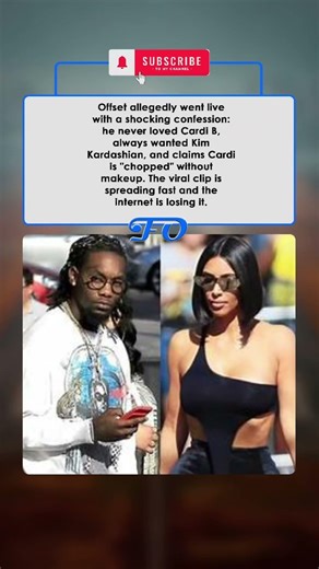 Offset Allegedly Goes Live with Shocking ConfessionNever Loved Cardi B, Always Wanted Kim Kardashian
