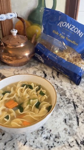 Cozy fall starter kit: tunes, candles, and soup for the win 😌 #ronzonipasta #soupseason #cozyliving | Ronzoni Pasta