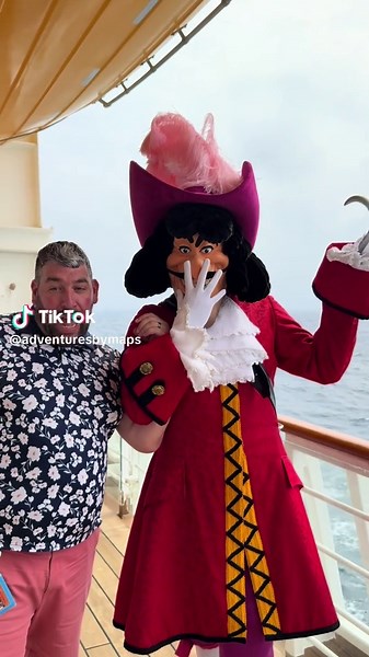 Captain Hook Takes Over Disney Cruise Adventure