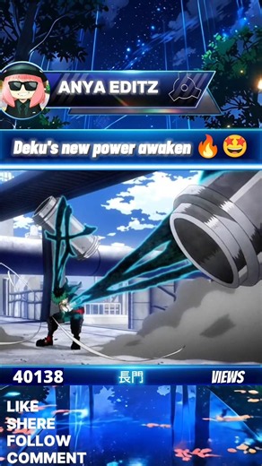 Deku's New power awaken 🤩🔥#myheroacademia #edit#mha#amv#anime
