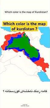 Real Kurdistan map