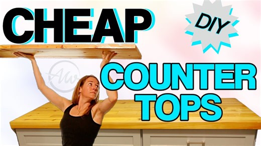How to build a cheap 2x4 countertop