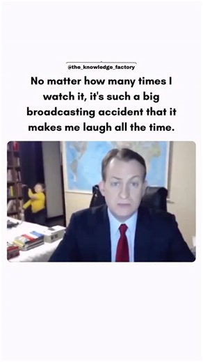 The world is here on Instagram: "The BBC interview with Prof. Robert Kelly is one of those rare moments where everything goes wrong in the most perfectly human way — the serious geopolitical discussion, the kids bursting into the room like it’s their stage debut, the baby stroller rolling in, and the frantic rescue attempt behind him. Even after all these years, it still feels like the gold standard of live-TV chaos: harmless, genuine, and endlessly funny because it could’ve happened to literall