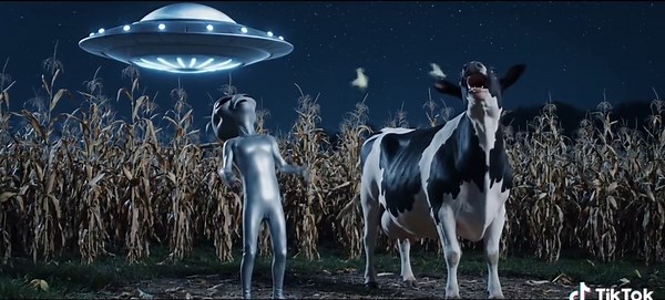 Cow Jokes: A Late Night Conversation with an Alien