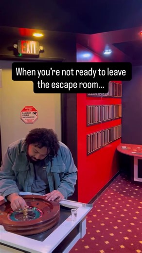 When you're not ready to leave yet 🤭 #reddoorescape #escaperoom #fyp
