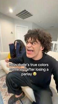 how dudes true colors come out after losing a parlay 😭