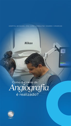 Por dentro do exame de angiografia da retina 👁️✨ Com o Optos, conseguimos imagens amplas e detalhadas da retina, auxiliando na avaliação da circulação dos vasos com muito mais precisão. Durante o exame, o contraste é aplicado para tornar a análise ainda mais completa 🔬tudo de forma rápida, segura e com acompanhamento profissional em cada etapa. No Hospital de Olhos Pró Visão, tecnologia e cuidado caminham juntos 💙 📞 Agende uma avaliação: (19) 3471-1550 #angiografia #optos #exameretina #saude