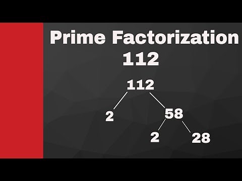 Prime factorization of 112 and 84