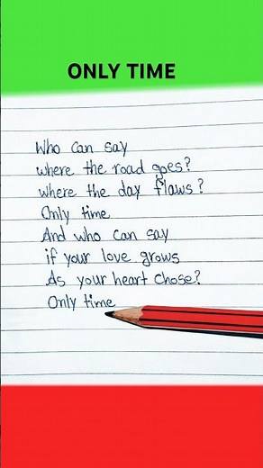 Only Time - Enya | Learn English and Sing #onlytime #enya #lyrics #englishlyrics