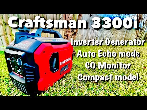 CRAFTSMAN 3300-Watt Gas Portable Inverter Compact Generator CMXGIAC3300 Review