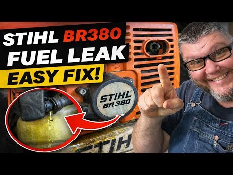 Irritating Fuel Leak on a #STIHL BR 380 Blower! Easy Fix Anyone Can Do