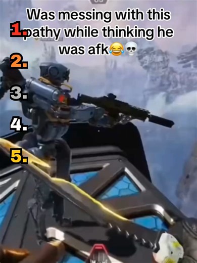 Ranking Top 5 Apex Legends Funniest Moments 😂#funny #gaming #top5 #apexlegends