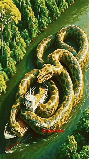Nature Ai exploration|Giant python|Amazon jungle #amazon #snake#amazing #ai