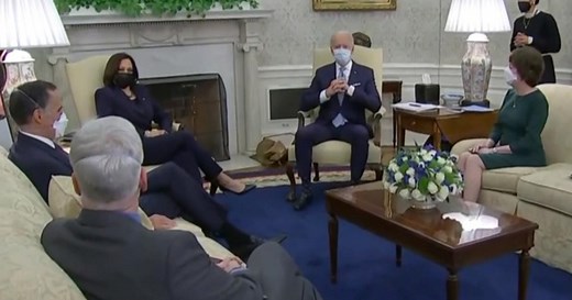 Biden meets with GOP senators over smaller economic stimulus counteroffer