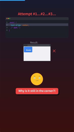 POV: You just need to center a div (99% of devs have been here) #shorts