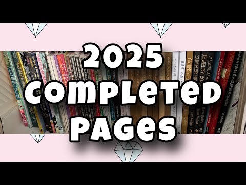 My 2025 Completed Pages
